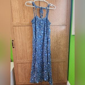 Old Navy Floral Blue Dress